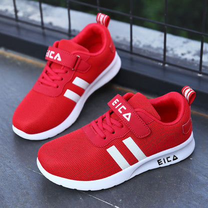 Kids’ Fashion Sneakers – Breathable Mesh Running & Tennis Shoes for Boys and Girls