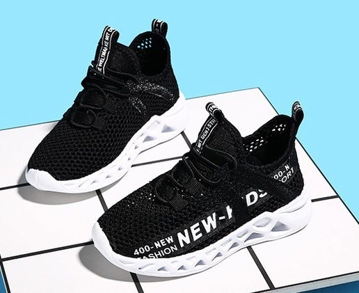 Kids’ Mesh Sneakers – Lightweight Breathable Non-Slip Shoes for Boys & Girls