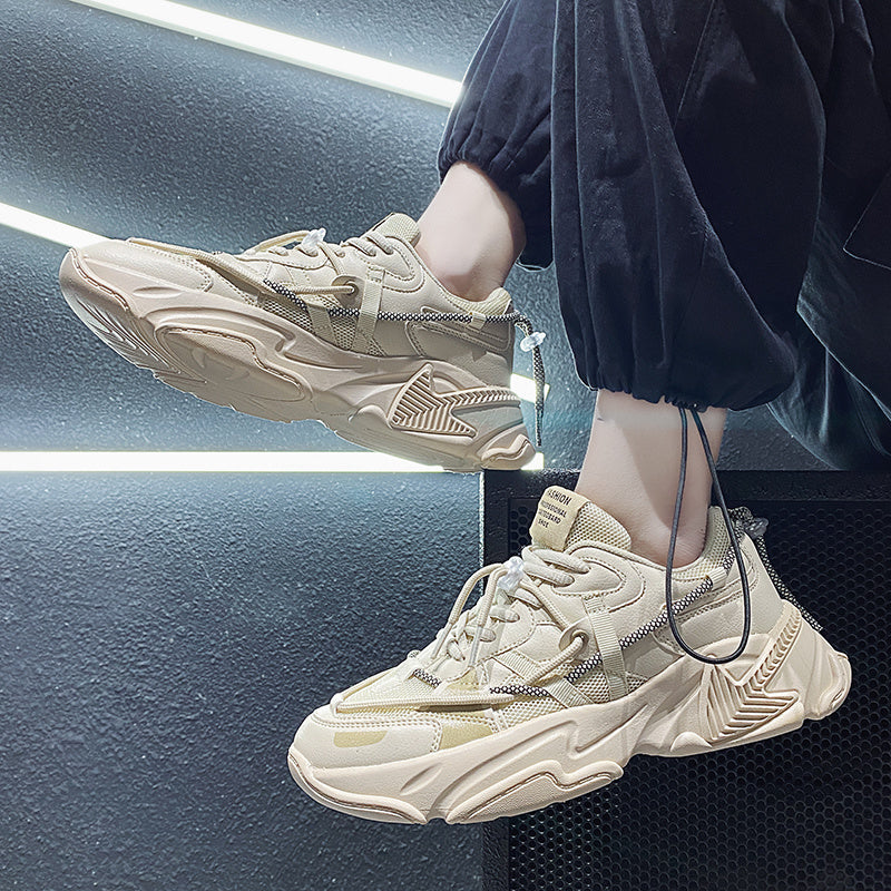 Breathable Mesh Chunky Sneakers – Lightweight Casual Shoes