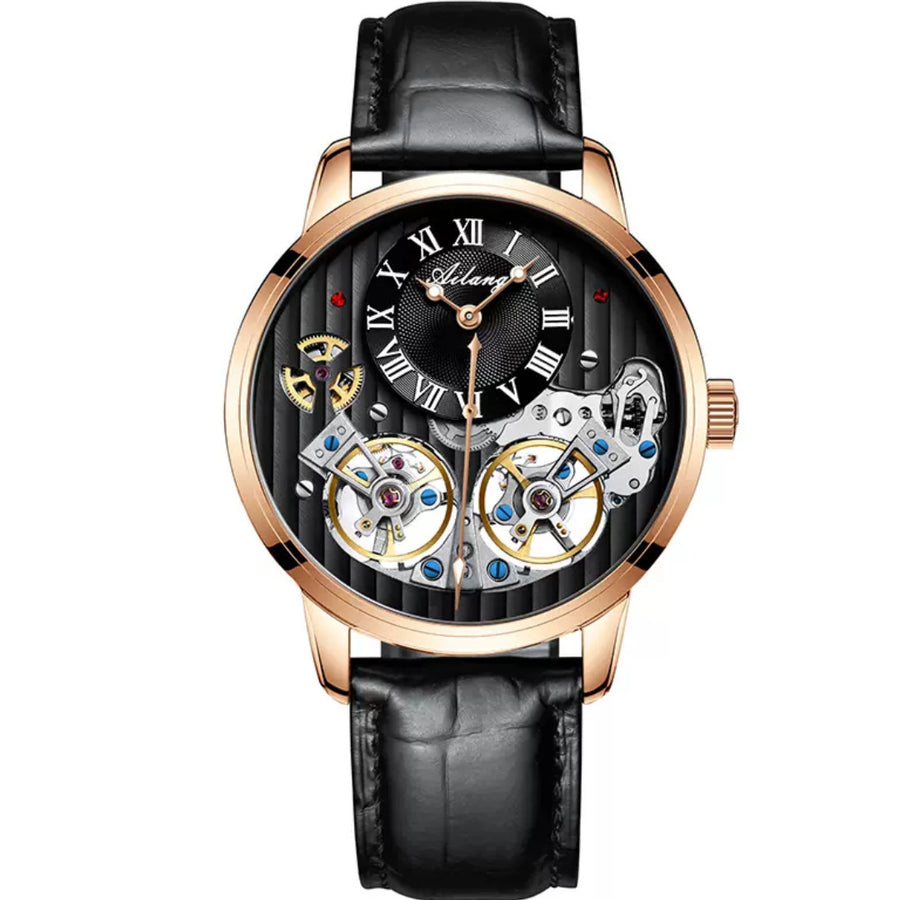 Men’s Automatic Mechanical Watch – Double Tourbillon