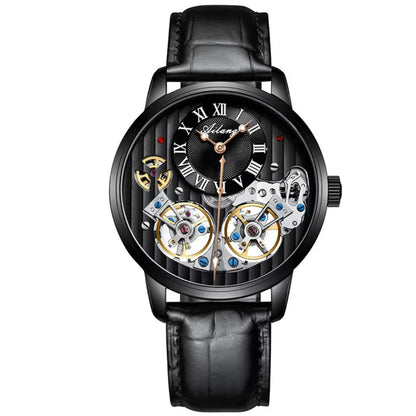 Men’s Automatic Mechanical Watch – Double Tourbillon