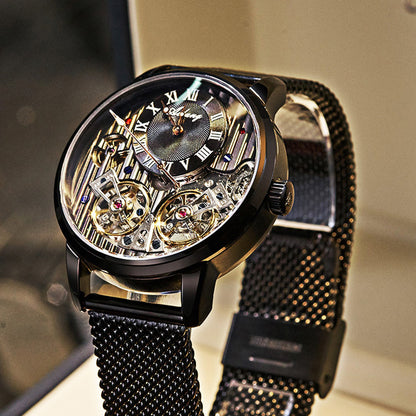 Men’s Automatic Mechanical Watch – Double Tourbillon