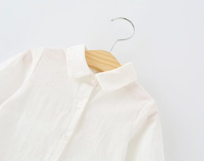 Toddler Girls’ Wool Pullover – Thin Children’s Sweater