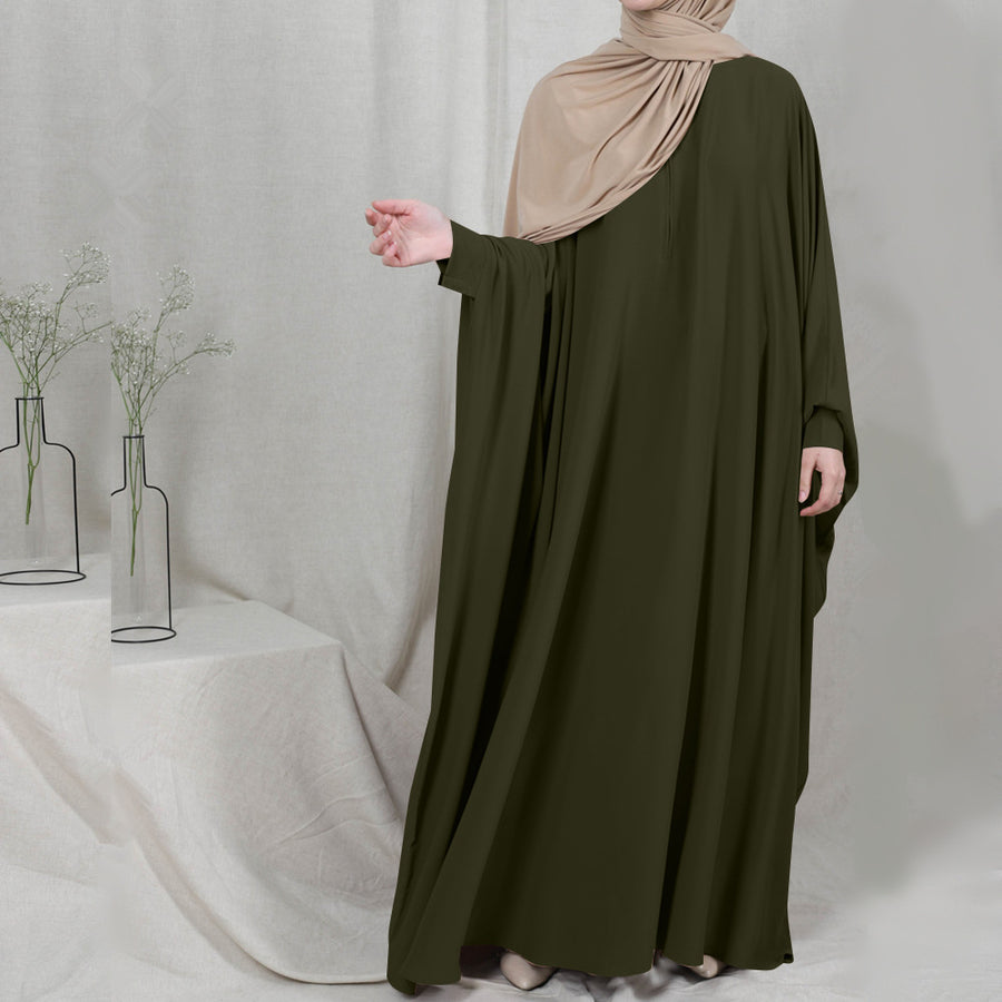 Muslim Women Hijab Dress Prayer Garment Jilbab Abaya Long Khimar