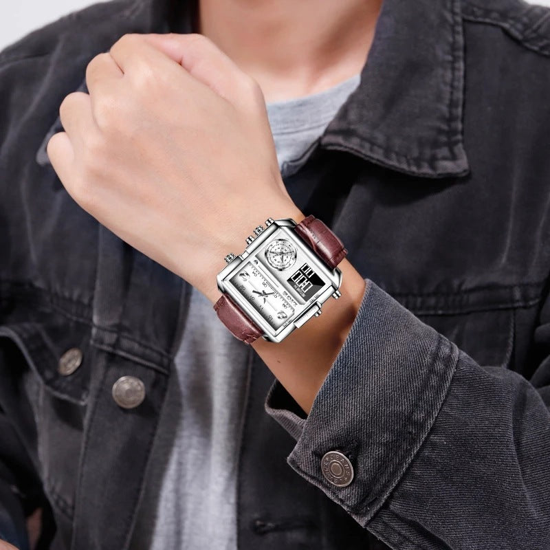 Men’s Multi-Function Quartz Waterproof Watch