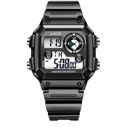 Electronic Multifunctional Watch with Luminous Display