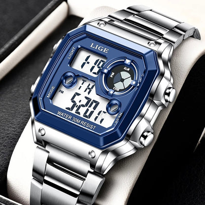 Electronic Multifunctional Watch with Luminous Display