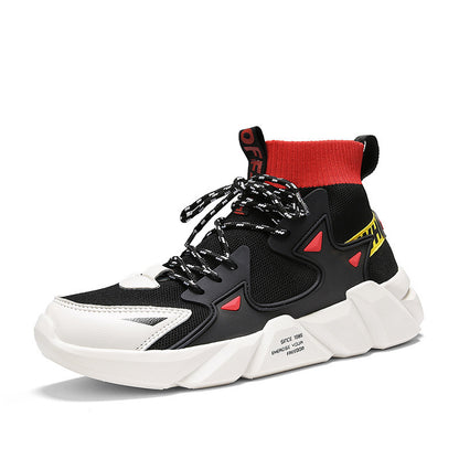Men’s High-Top Sock Sneakers – Retro Casual Shoes