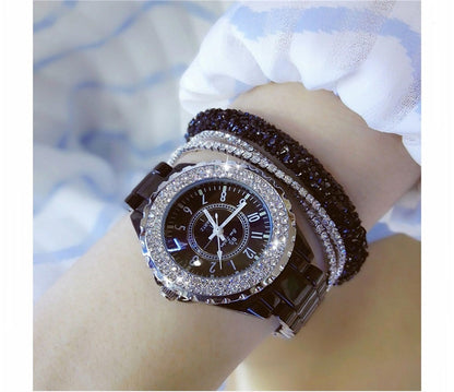 Women’s Automatic Mechanical White Ceramic Watch