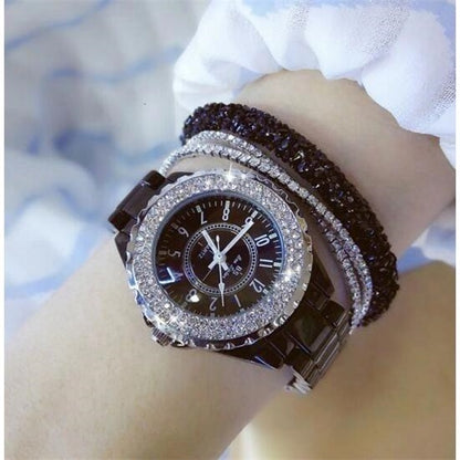 Women’s Automatic Mechanical White Ceramic Watch