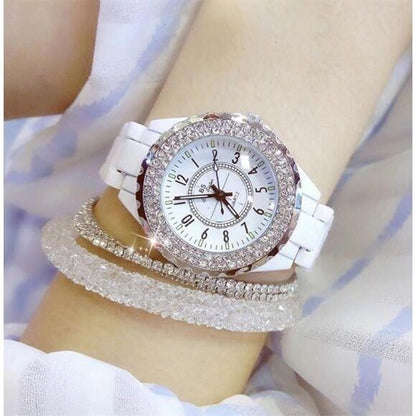 Women’s Automatic Mechanical White Ceramic Watch
