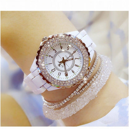 Women’s Automatic Mechanical White Ceramic Watch