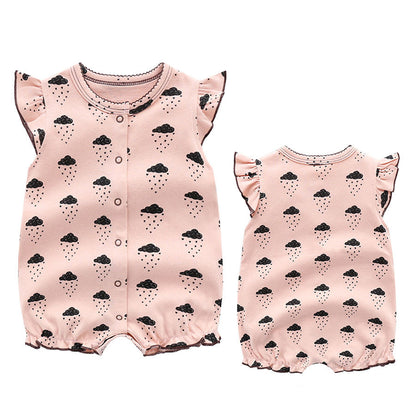 Baby Girls’ Summer Romper – Princess One-Piece Toddler Clothes