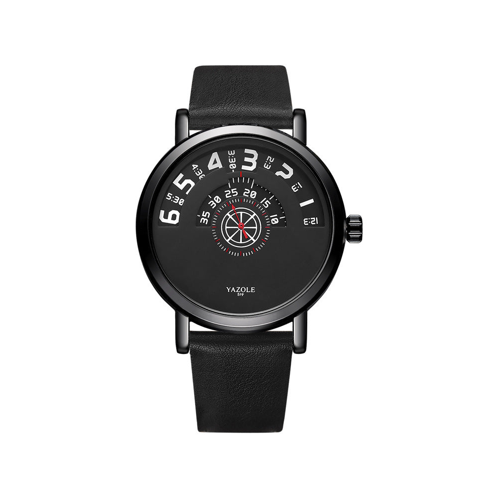 Men’s Quartz Waterproof Watch – Turntable Design