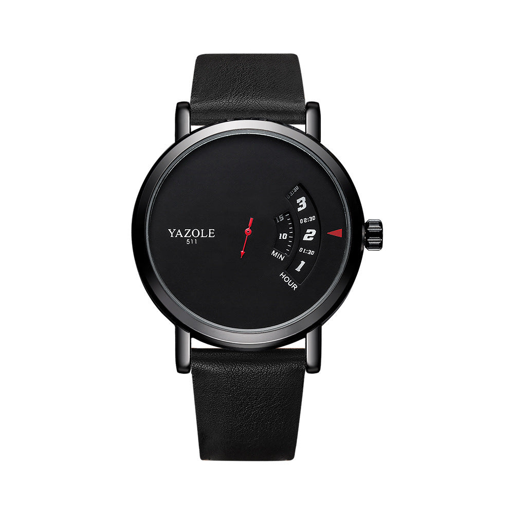 Men’s Quartz Waterproof Watch – Turntable Design