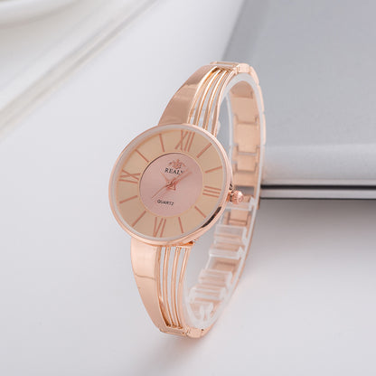 Quartz Watch with Fashionable Slim Strap