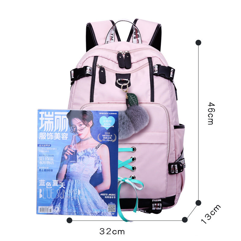 Women’s Laptop Backpack – USB Charging Waterproof Computer Bag