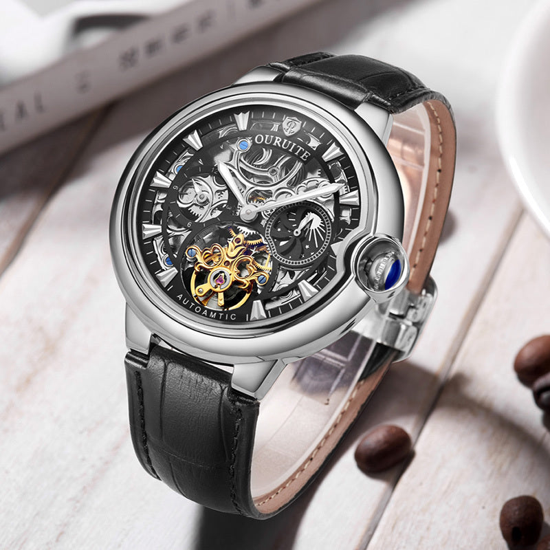 Hollow Mechanical Waterproof Watch