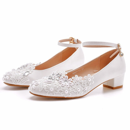 Lace Bridal Shoes for Women