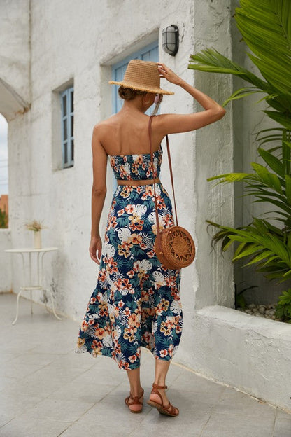 WOMEN'S LONG SKIRT 2 PCS SET