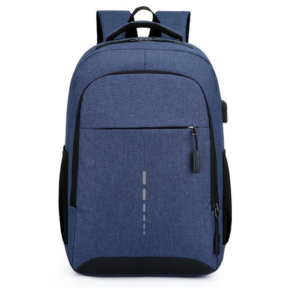 Oxford Cloth Backpack – Large Capacity Laptop Bag for Casual Daily Commuting