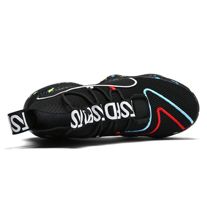 Men’s Breathable Sneakers – Lightweight Vulcanized Running Shoes