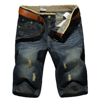 Beach shorts men's denim shorts