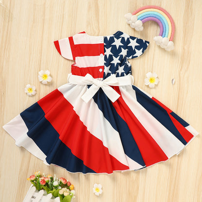 American Flag Twirl Dress