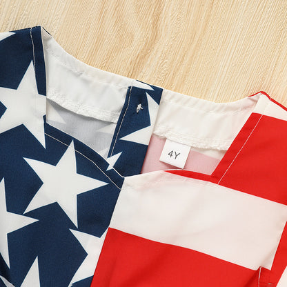 American Flag Twirl Dress