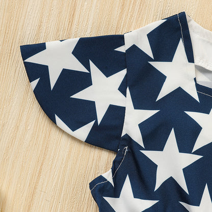 American Flag Twirl Dress