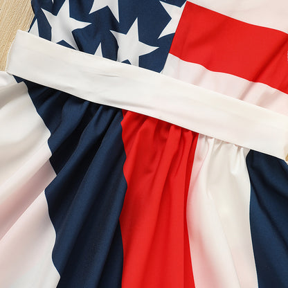 American Flag Twirl Dress