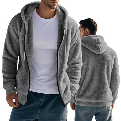 Loose Cardigan Casual Hooded Jacket Sweater Men