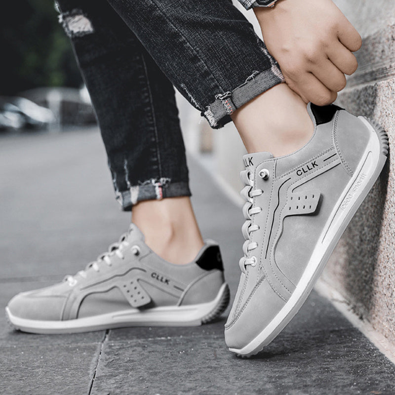 Men’s Skate Sneakers | Slip-On Anti-Skid Casual Flats & Outdoor Sports Shoes