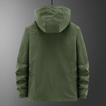Men's Fashion Casual Loose Outdoor Shell Jacket