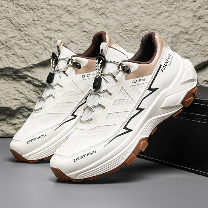 Men’s Color block Sneakers – Outdoor Hiking & Casual Sports Shoes