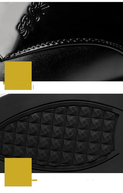 Men’s Korean Style Pointed Leather Shoes – Casual Fashion Business Wear