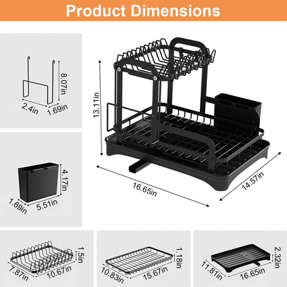 Dish Drying Rack For Kitchen Counter