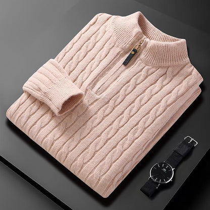 Diamond Lattice Sweater For Men