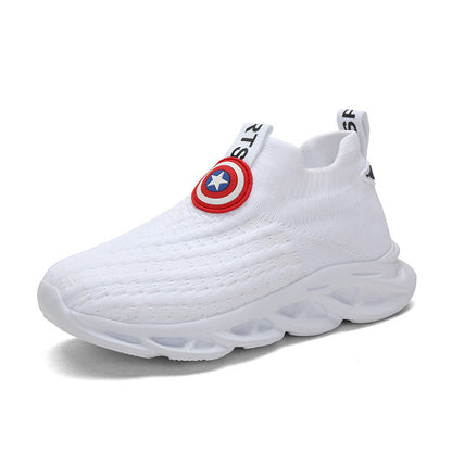Children’s Knitted Sneakers – Kids’ Small White Shoes for Boys