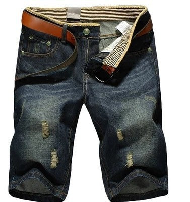 Beach shorts men's denim shorts