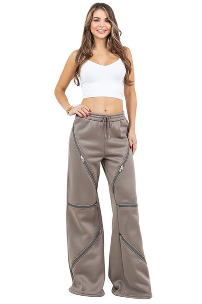 WOMEN FASHION CLASSIC STRAIGHT LEG PANTS