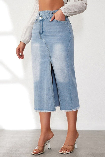 WOMEN FASHION DENIM SKIRT