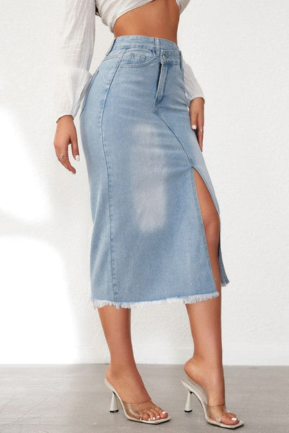 WOMEN FASHION DENIM SKIRT