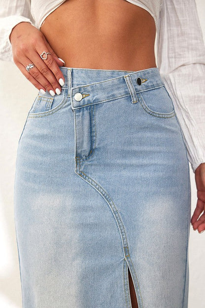 WOMEN FASHION DENIM SKIRT