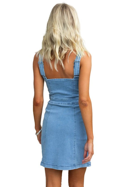 WOMEN FASHION DENIM DRESS