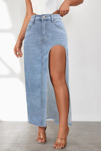 WOMEN FASHION DENIM SKIRT