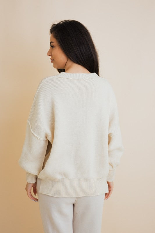 Cozy Mood Oversized Pullover Sweater