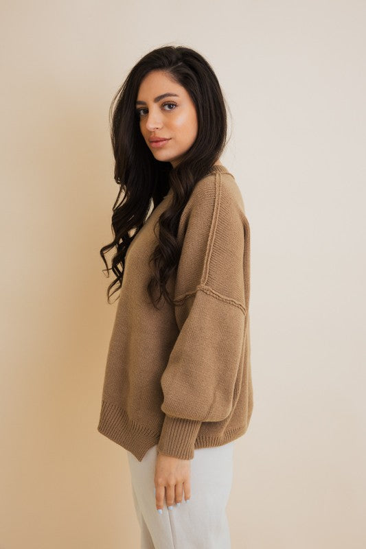 Cozy Mood Oversized Pullover Sweater