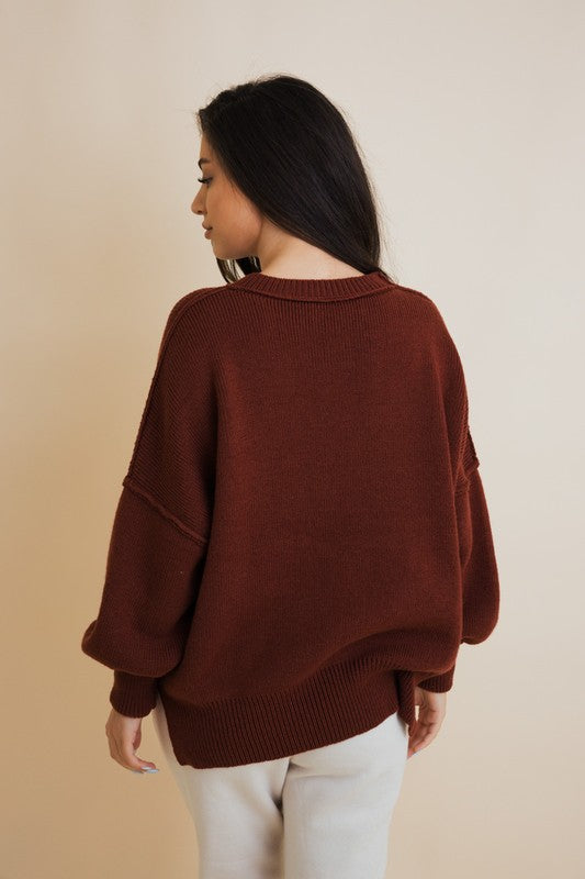 Cozy Mood Oversized Pullover Sweater