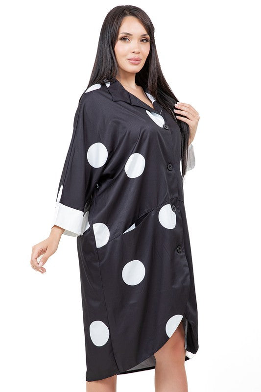 WOMEN FASHION SHIRT DRESS